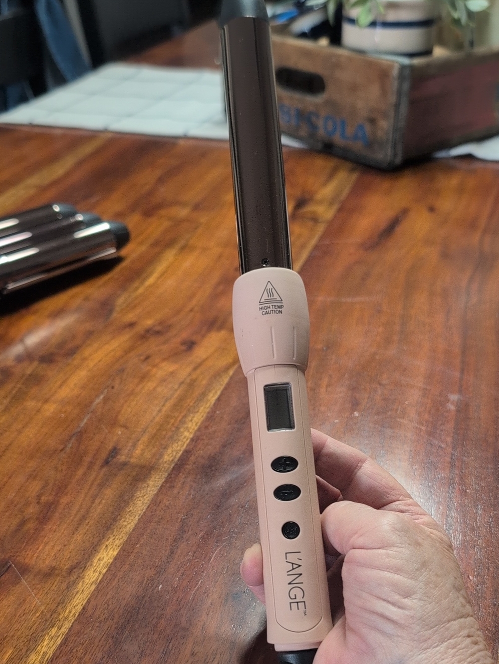 Lange Titanium Curling Barrel Iron
